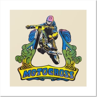 Vintage Motocross -1970s Posters and Art